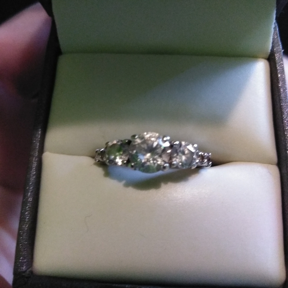 CZ In Sterling Silver Ring